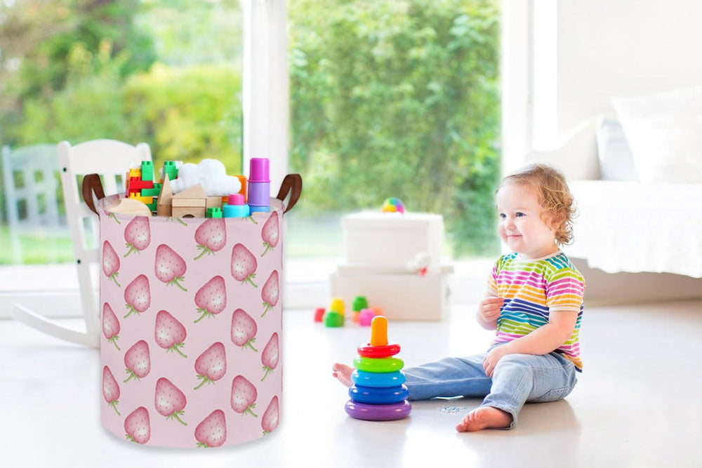 Sanjiaofen two-handled hamper moves laundry easily between rooms