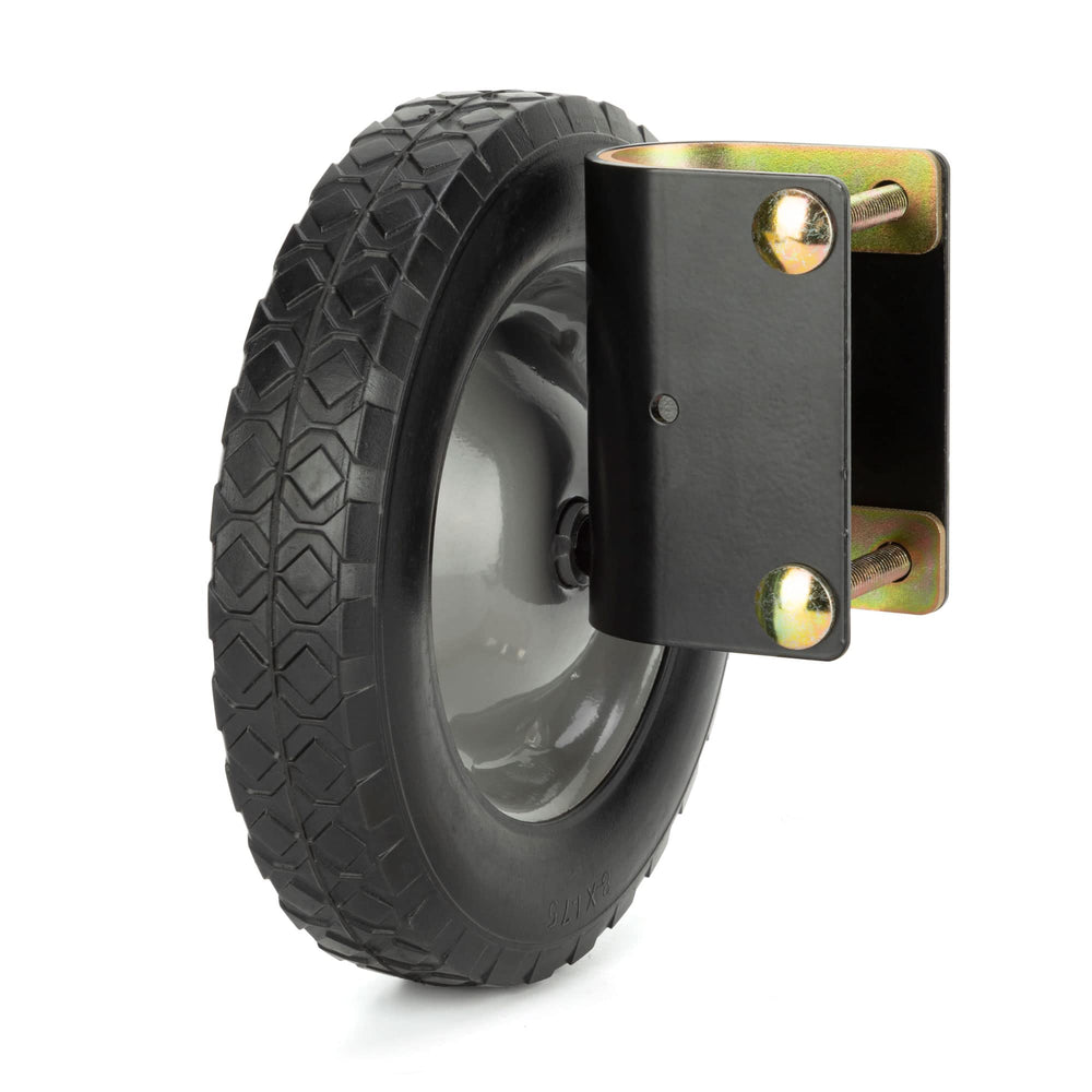 SANKINS gate wheel 8in bottom-mount supports even weight on uneven ground