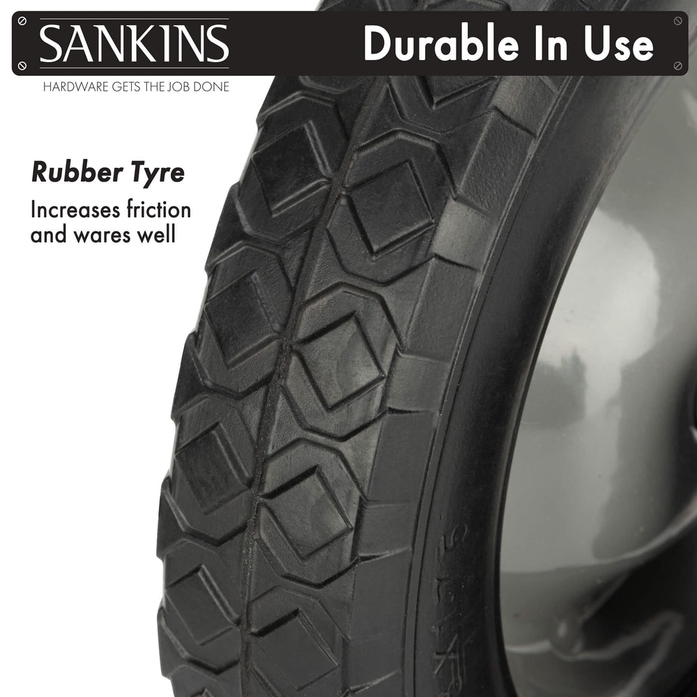 SANKINS gate wheel fits 1-5/8 to 2 inch frames for wide compatibility