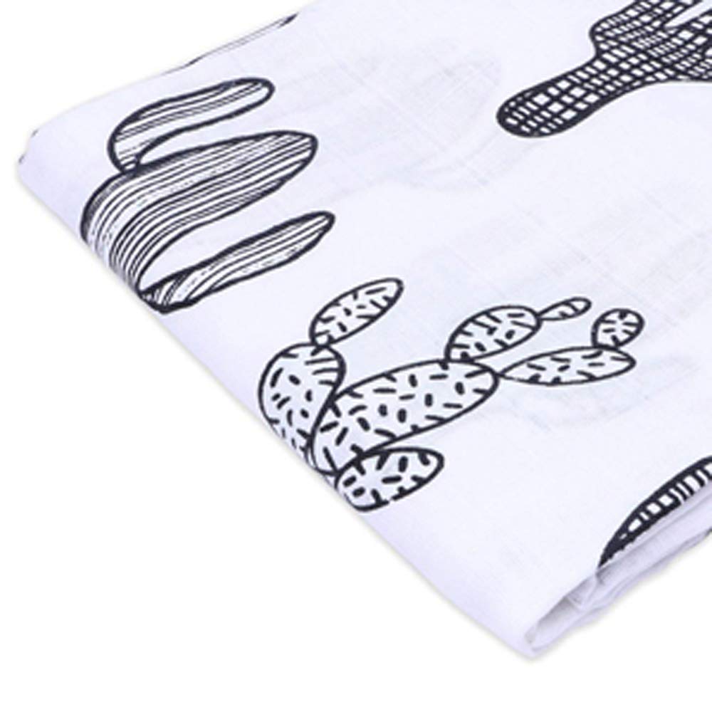 SANNIX cactus muslin swaddle nursing cover supports feeding time privacy