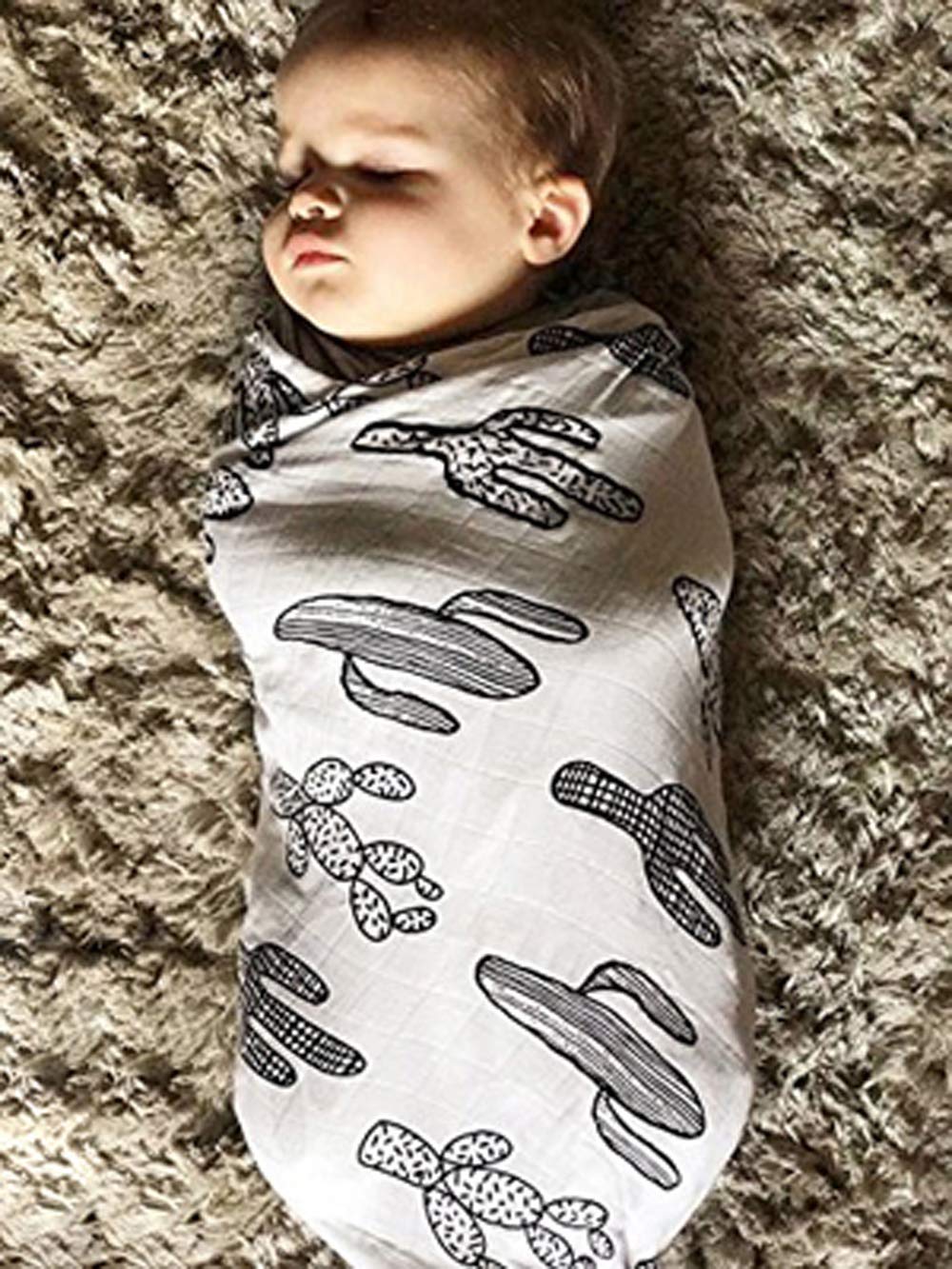 SANNIX cactus swaddle car-seat cover offers breathable shade on outings