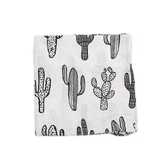 SANNIX cactus swaddle stroller cover on baby provides shade and comfort