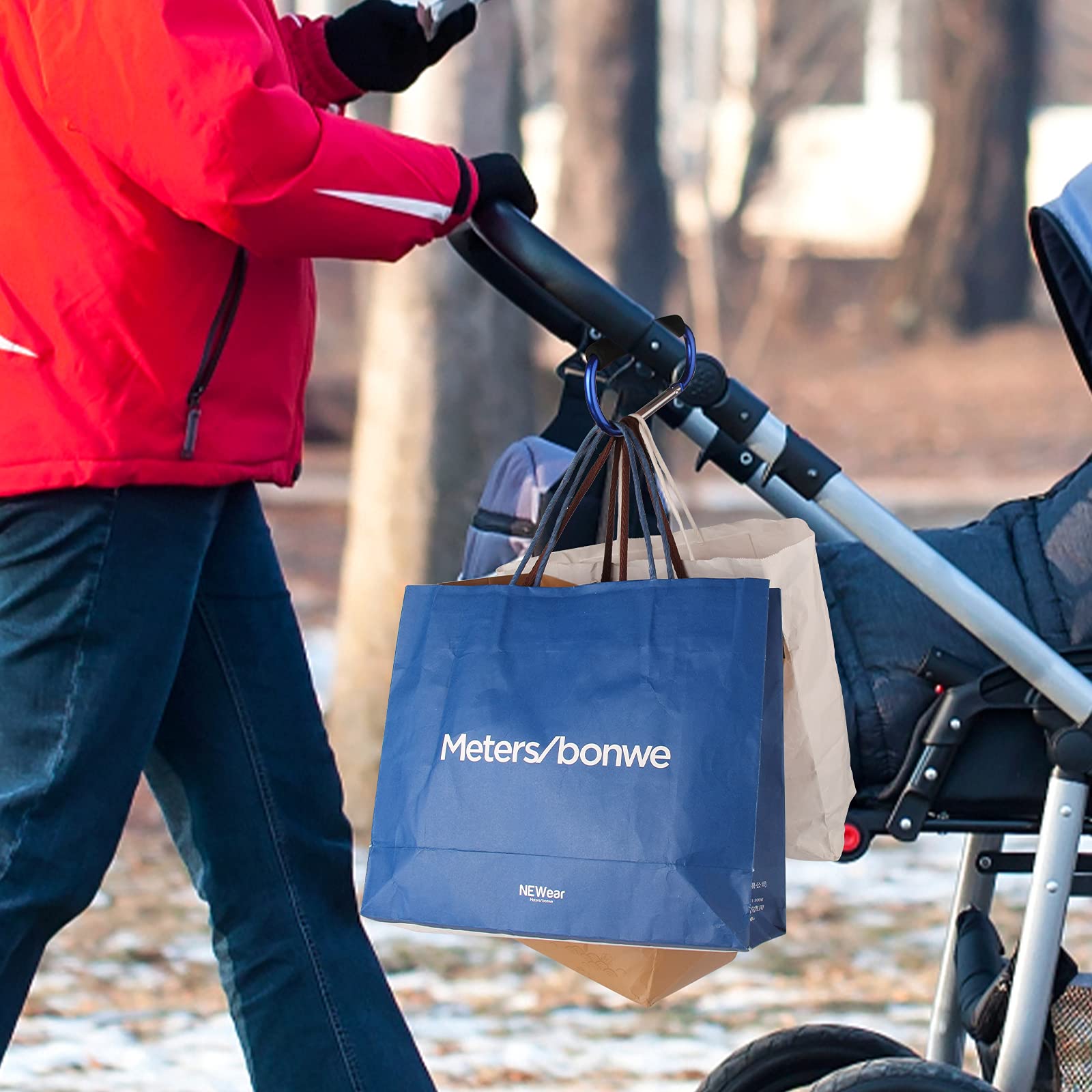 Sansheng walker-wheelchair-friendly carabiner supports assistive mobility daily.
