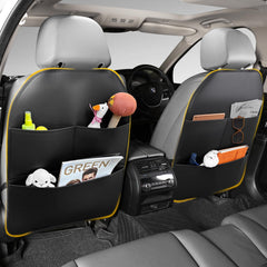Sanwom car-seat back protector kick-proof barrier shields seats during kids' kicks