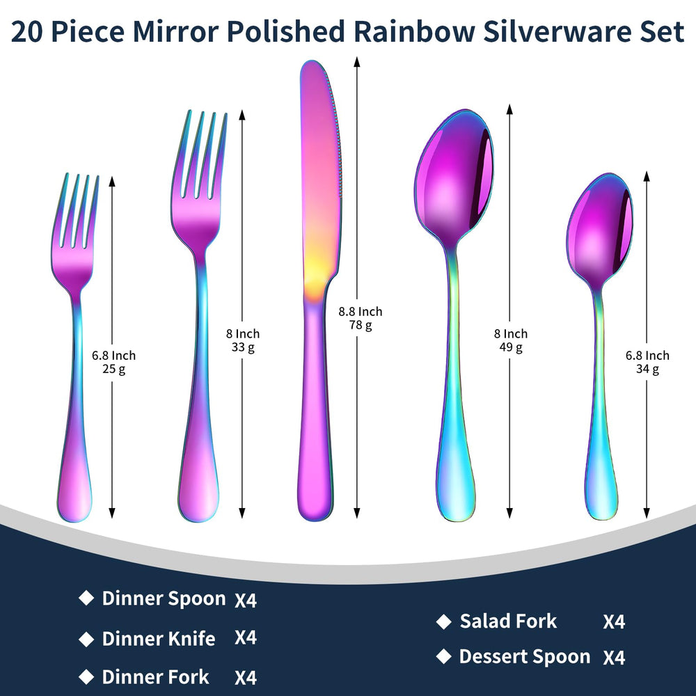 Sanyannis Rainbow handles offer ergonomic grip and comfortable dining