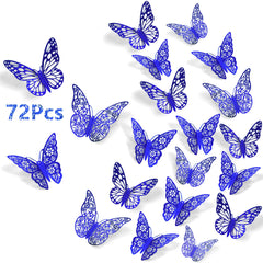 SAOROPEB 3D butterfly wall decal style1 3in adds dimensional charm to kids' rooms