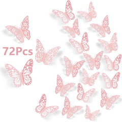 SAOROPEB 3D butterfly wall decal style 1 3in close up for kid's room decor