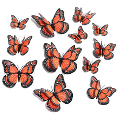 SAOROPEB 3D butterfly wall decor large butterfly adds dimensional color to walls.