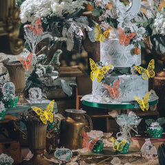 SAOROPEB 3D butterfly wall decor style1-5in creates a bold focal point on feature walls.