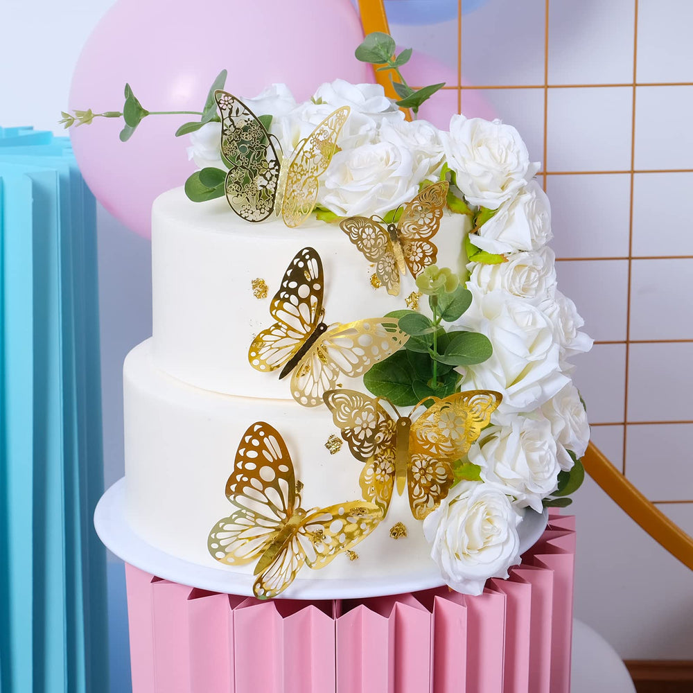 SAOROPEB 3D butterfly wall stickers style2 4in enhances wall art with depth