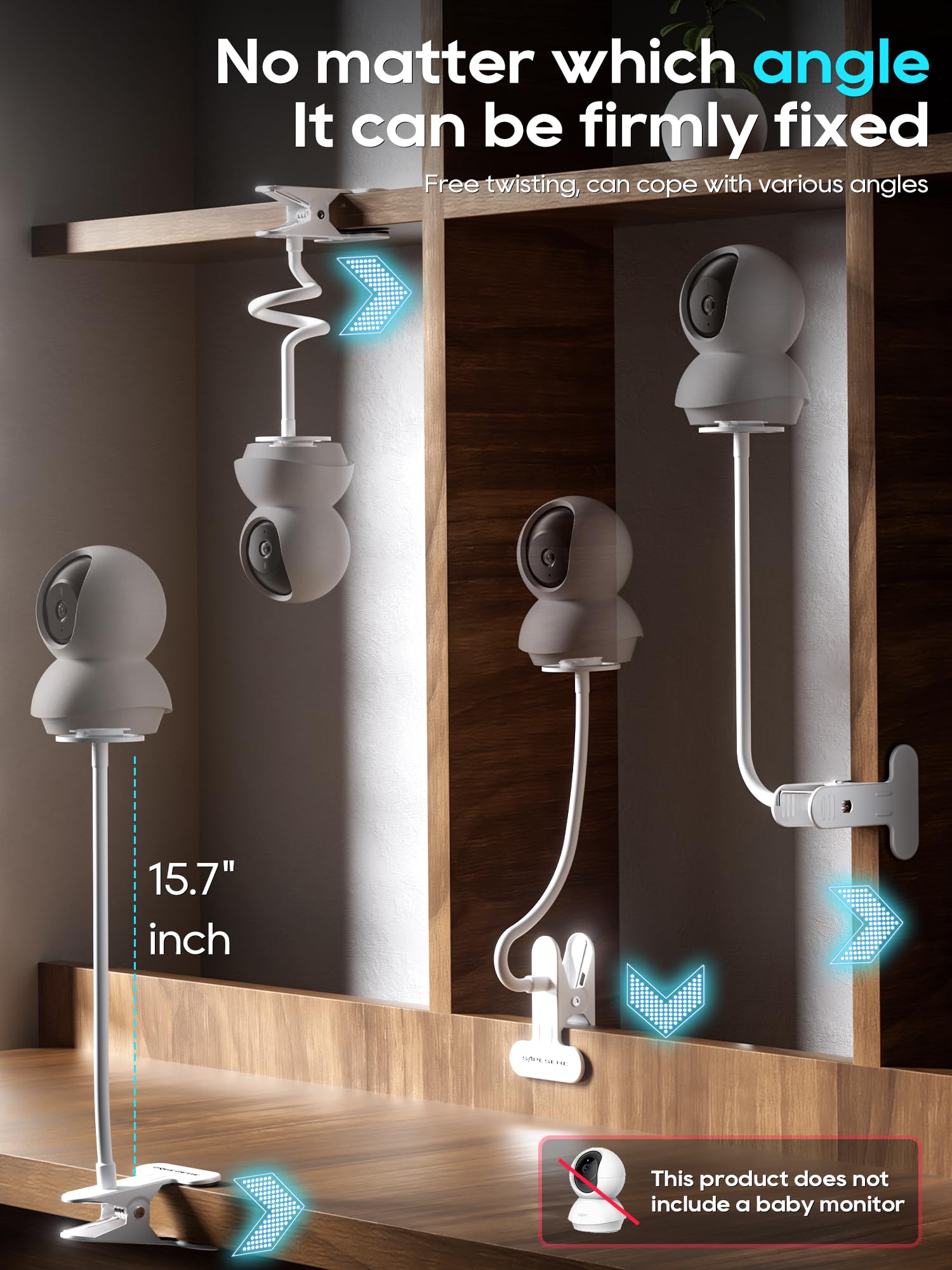 SAPESEHE durable aluminum-magnesium arm resists bending and wear over time