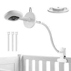 SAPESEHE baby monitor mount gooseneck arm shows stable adjustable viewing in nursery