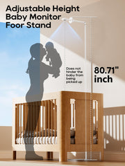 SAPESEHE floor stand Nanit adjustment shows flexible height and angle
