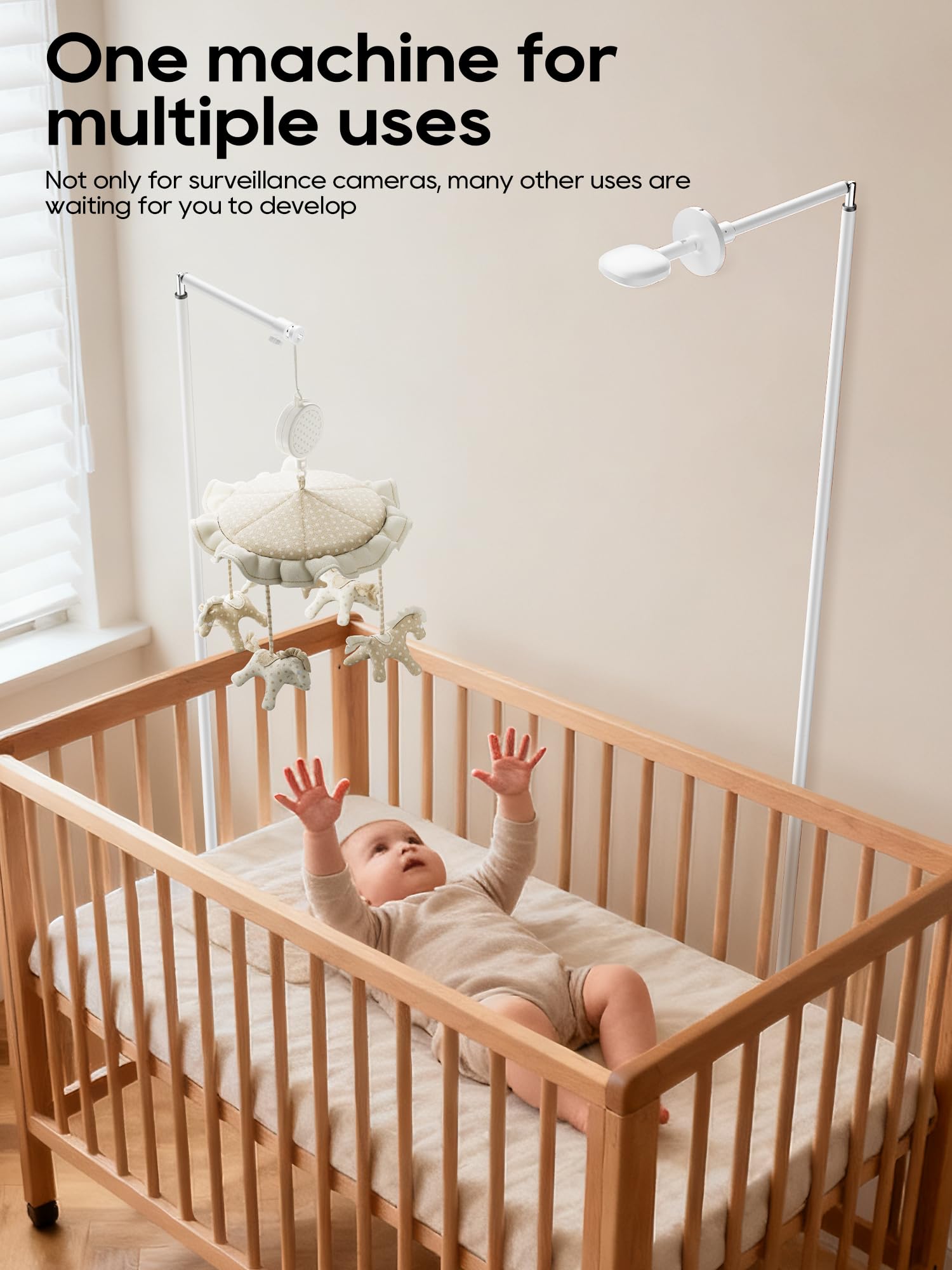 SAPESEHE floor stand tilt feature enables precise baby view