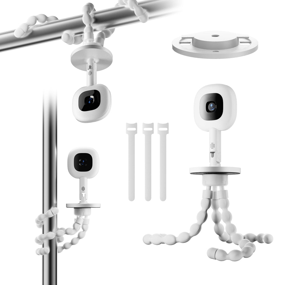 SAPESEHE baby monitor mount setup demonstrates easy, tool-free attachment for secure placement