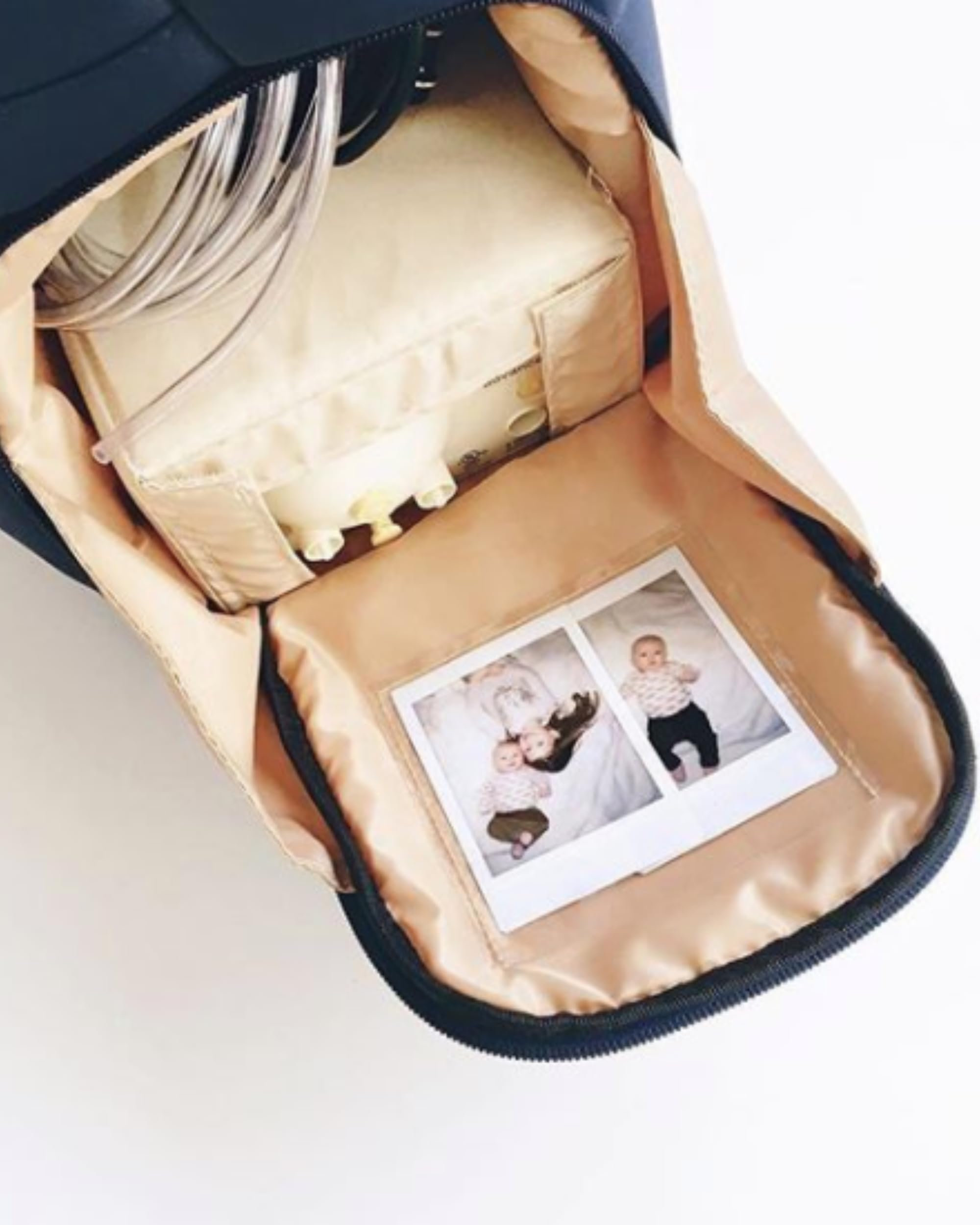 Easy-clean interior of Abby tote after spills or daily use