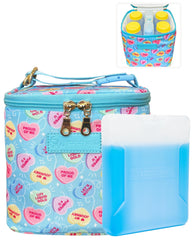 Sarah Wells Cold Gold cooler bag front view for on-the-go milk storage