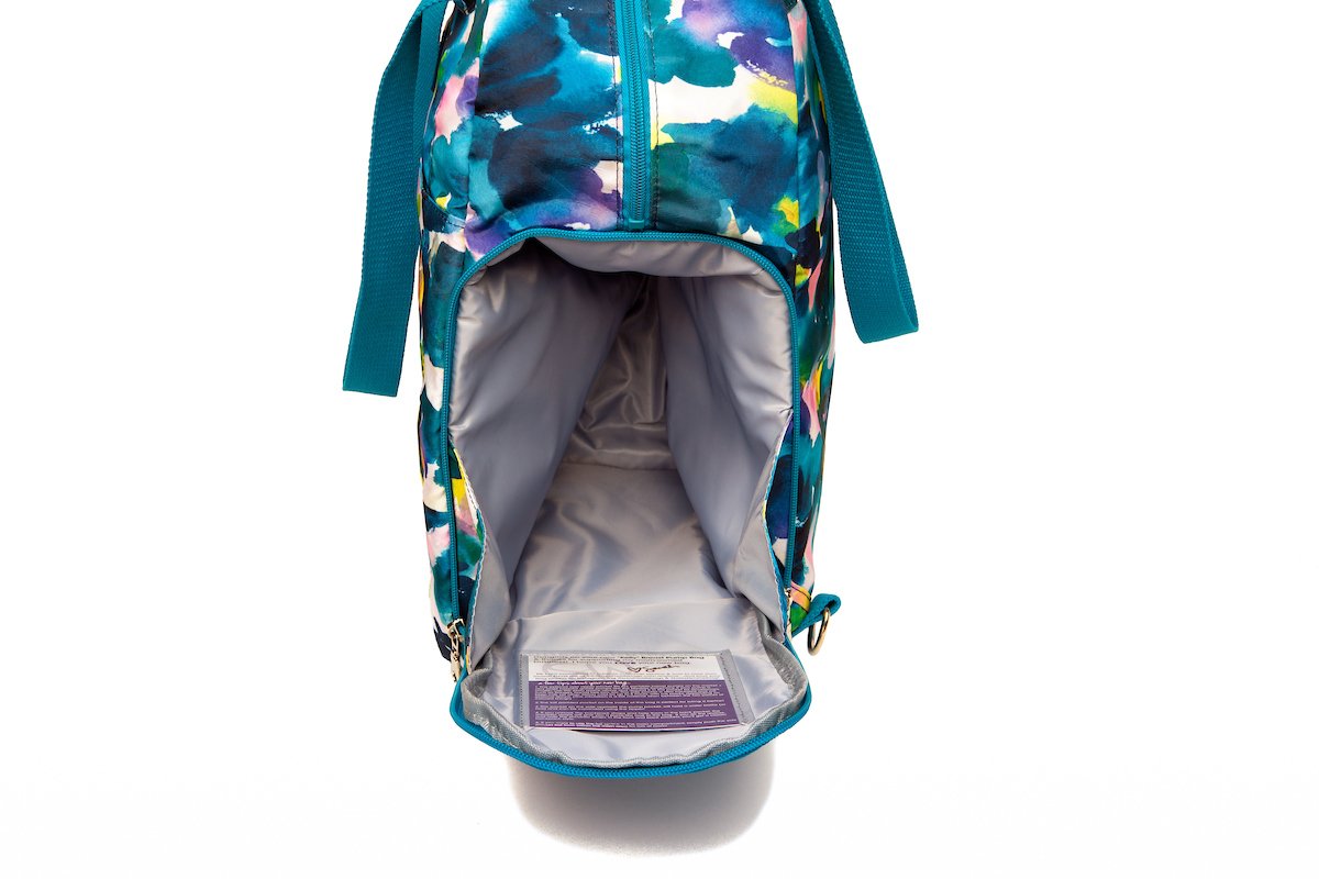 Sarah Wells Kelly straps image shows comfortable, adjustable wear for long days