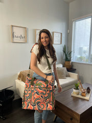Sarah Wells Lizzy insulated cooler pocket keeps milk cold during travel