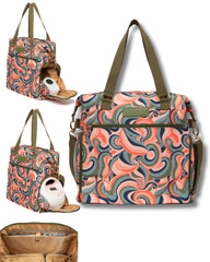 Sarah Wells Lizzy laptop sleeve provides safe workspace storage for laptops
