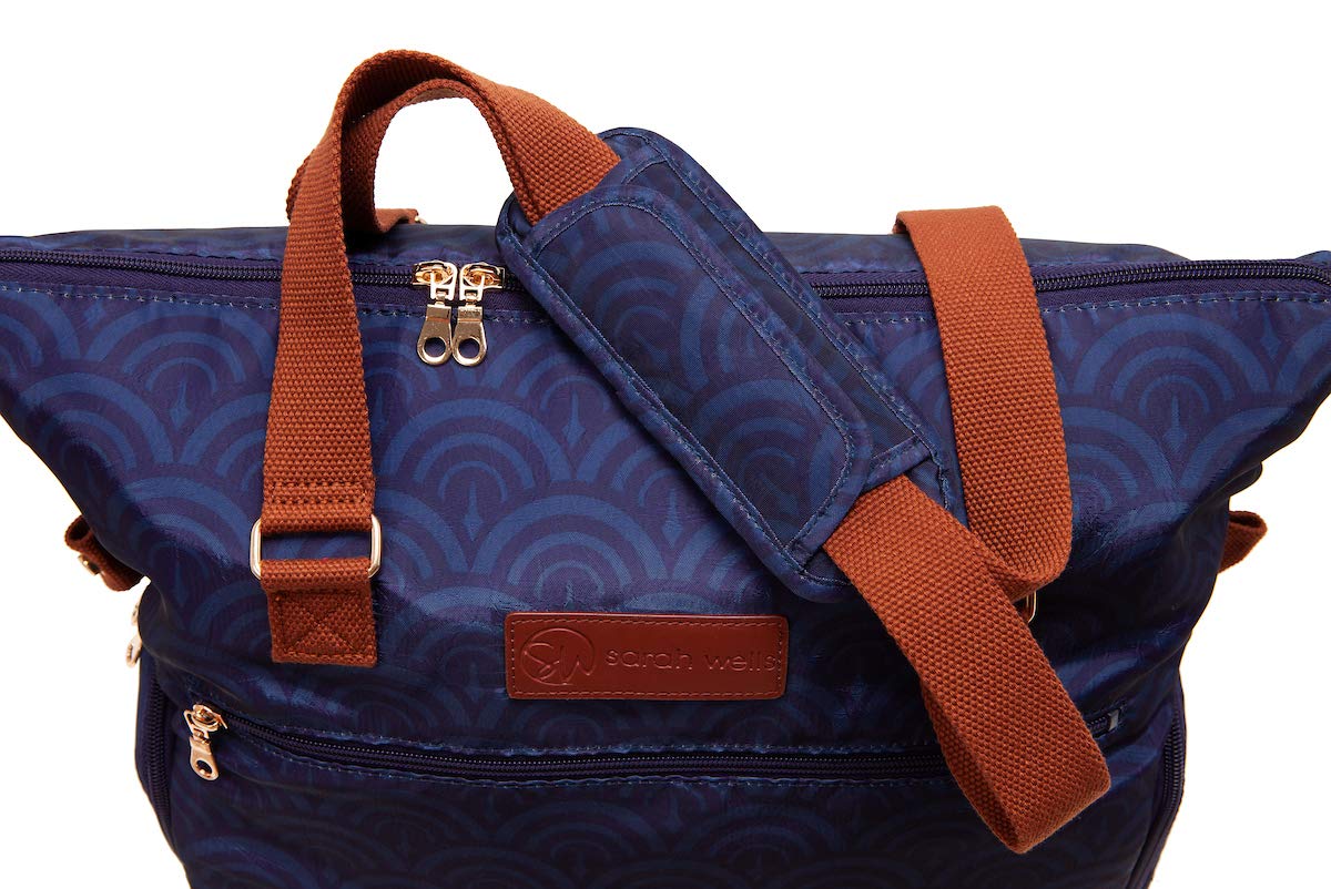 Sarah Wells Lizzy lightweight design eases carrying during daily errands
