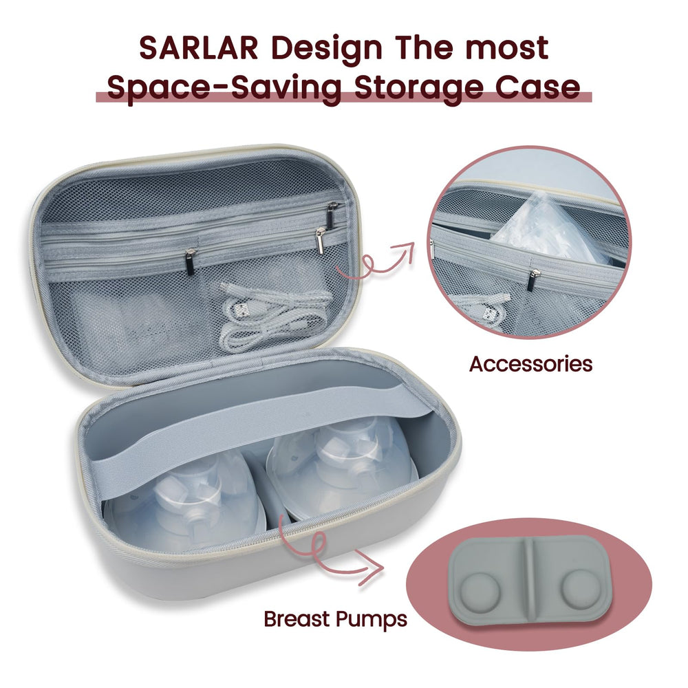 Sarlar large-capacity bag keeps pump, flanges, bottles organized during travel.