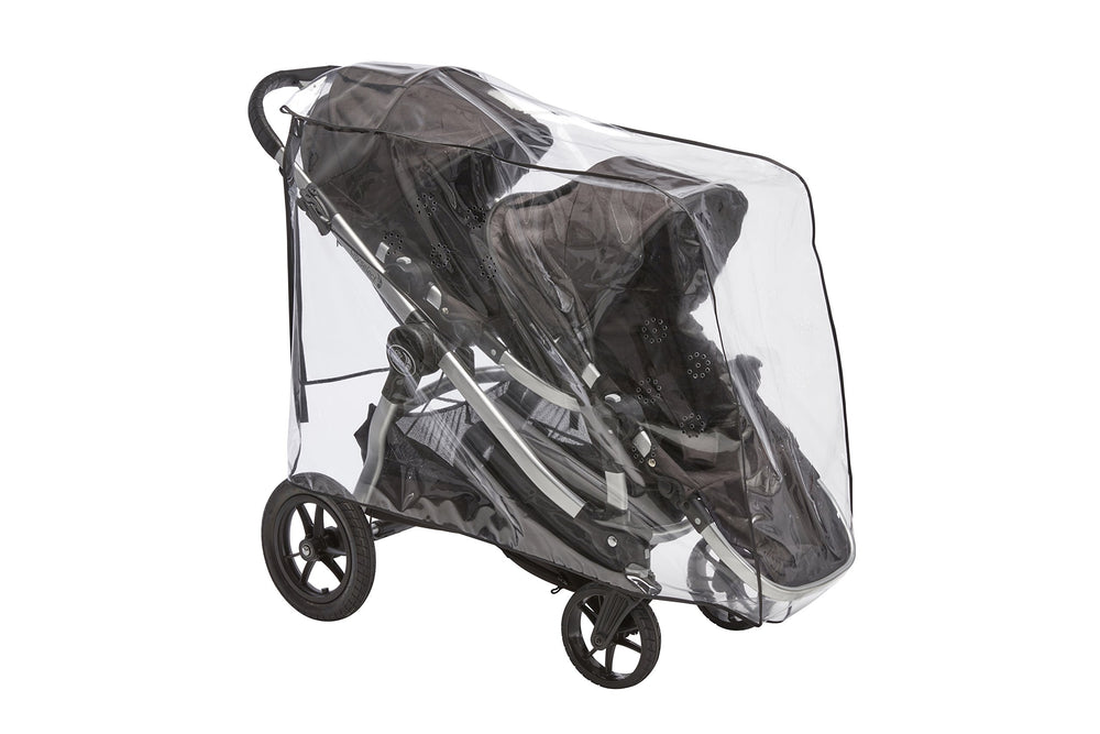 SASHA'S rain cover for City Select Double fits securely for weather protection.