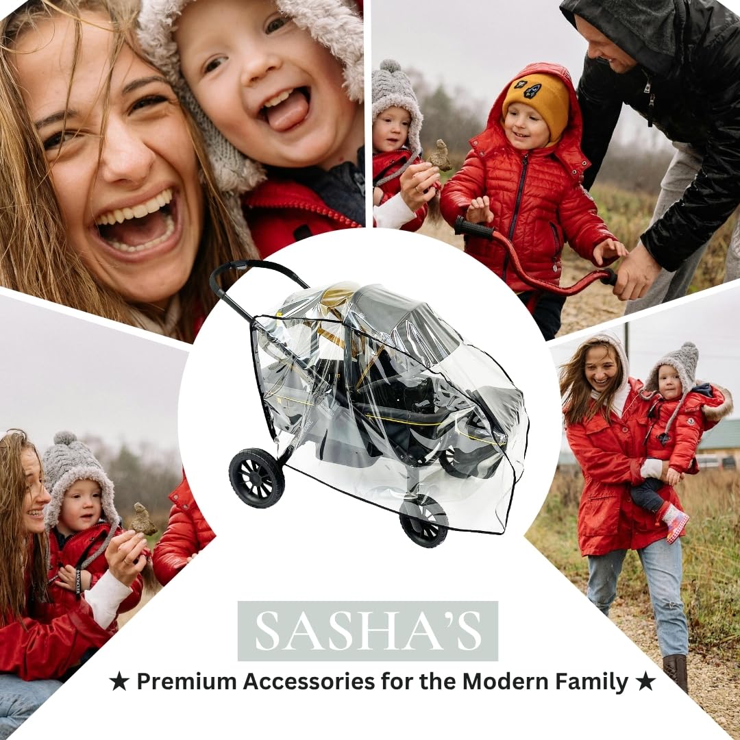 SASHA'S durable material protects against weather and wear.