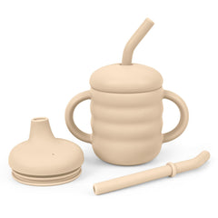 SASSIE KIDZ Vaanshie first-stage spout cup supports gentle bottle transition for infants.