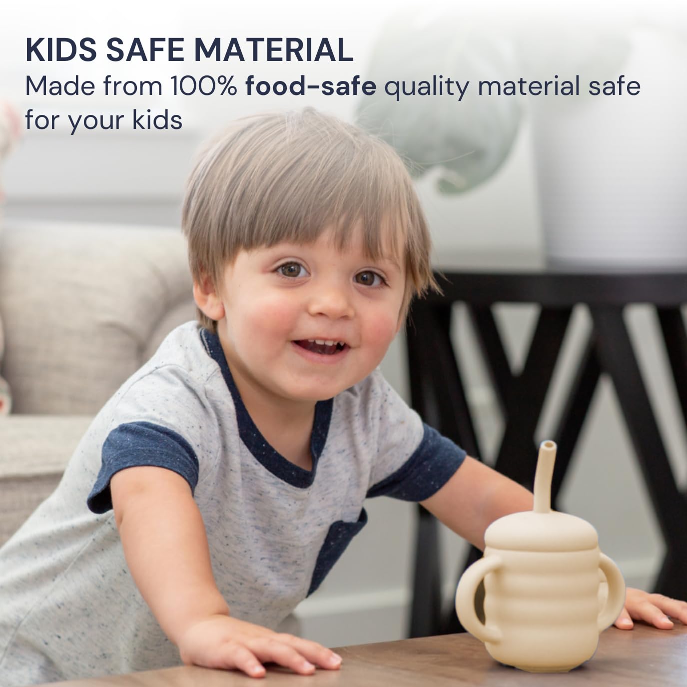 SASSIE KIDZ Vaanshie soft silicone straw ideal for teething and daily use.