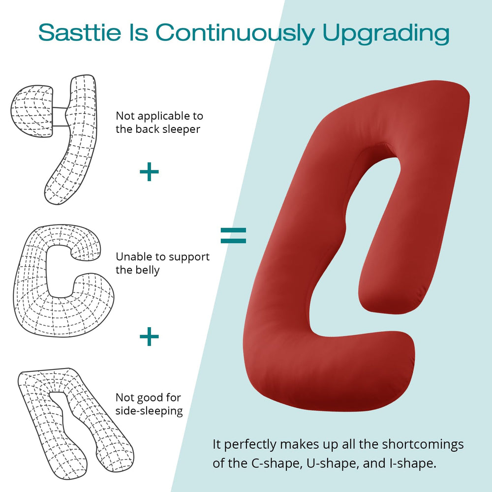 Sasttie breathable cover stays cool and comfortable during sleep.