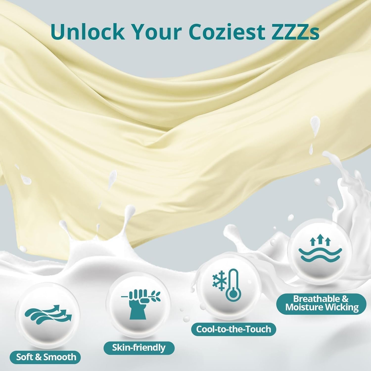 Sasttie breathable soft cover enhances cooling comfort during sleep