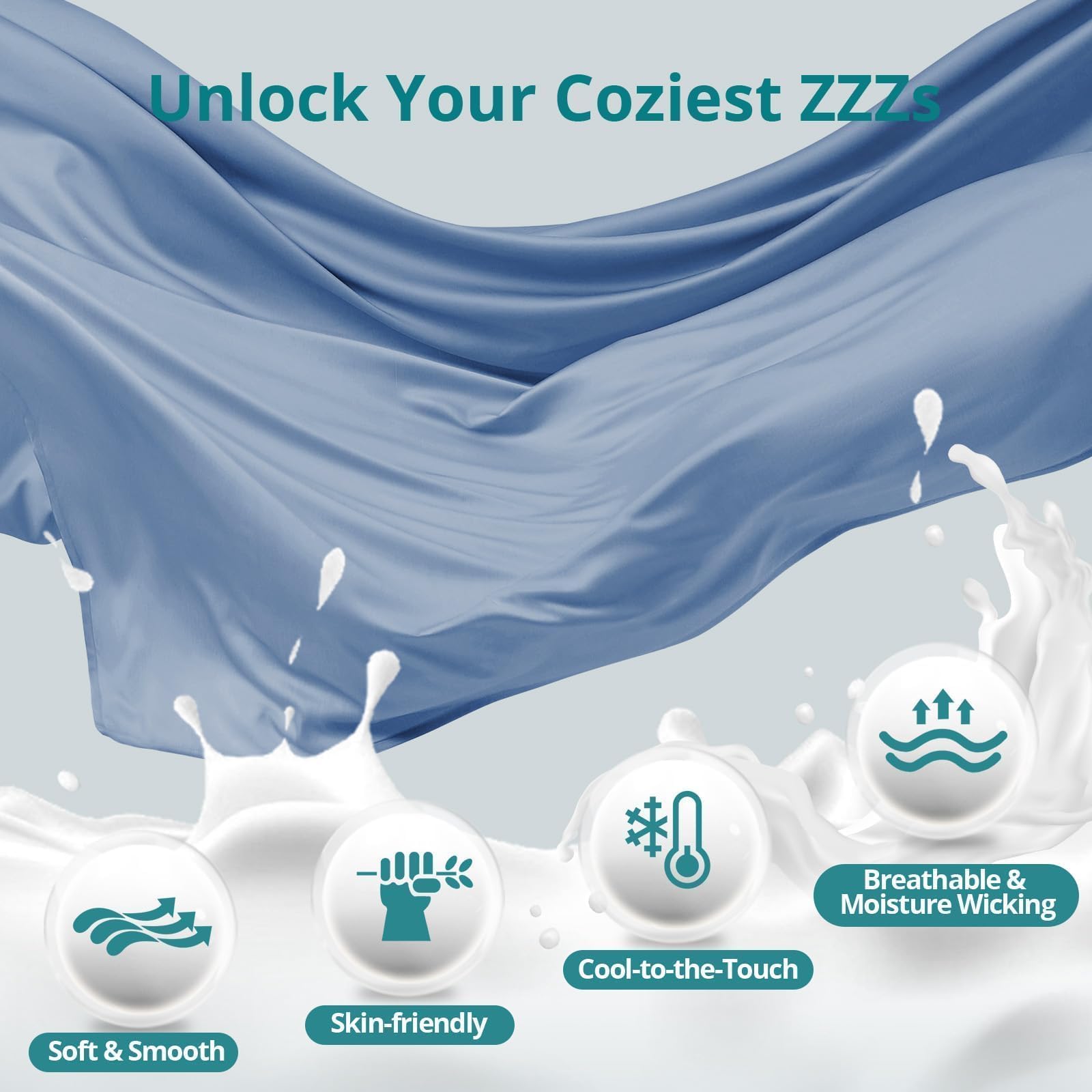 Sasttie cooling breathable cover enhances sleep comfort