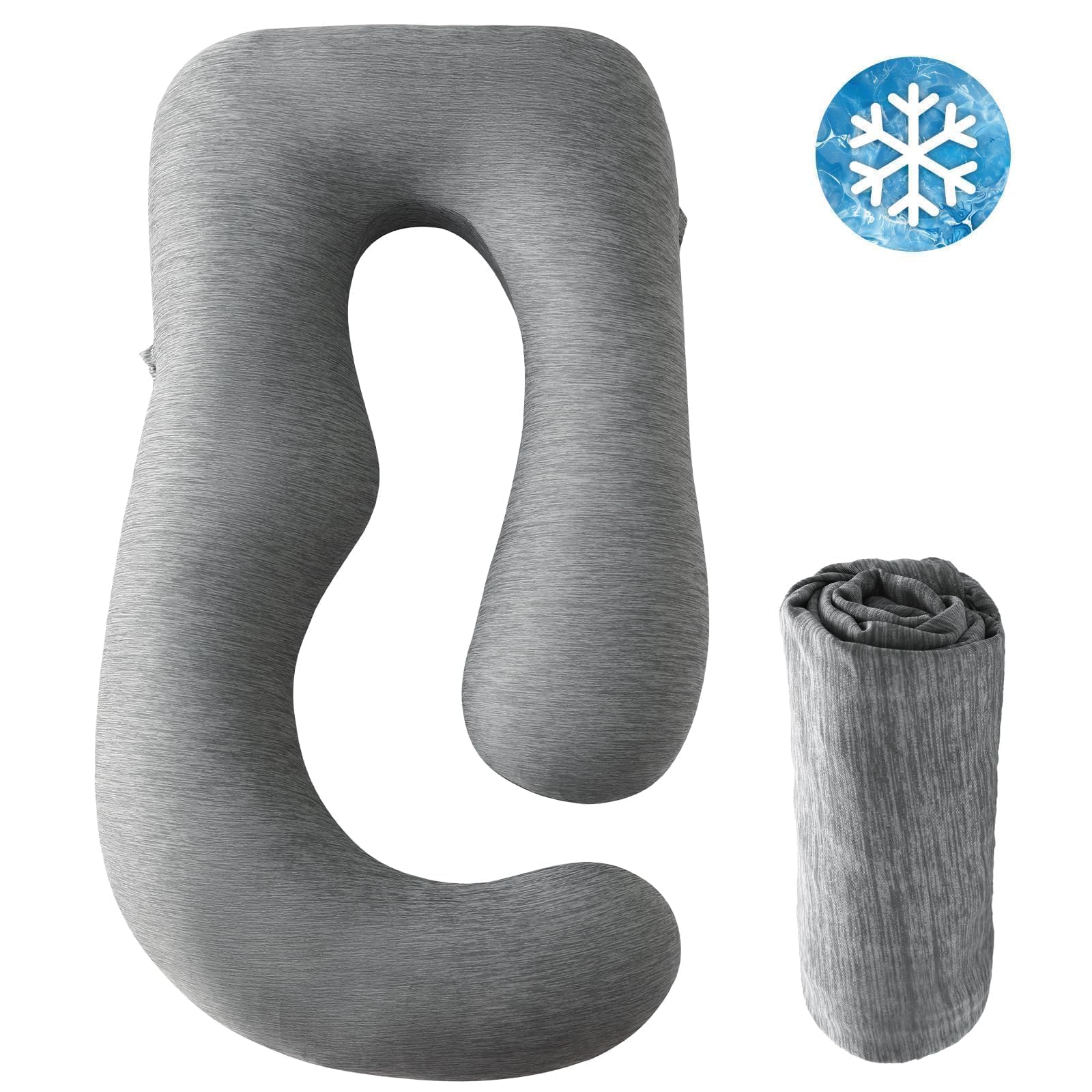 Sasttie cooling pillow cover 55–57 inch fit ensures snug compatibility