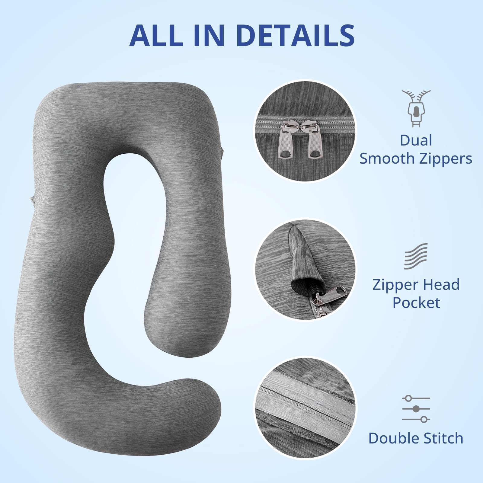 Sasttie cooling pillow cover breathable fabric promotes airy sleep and freshness