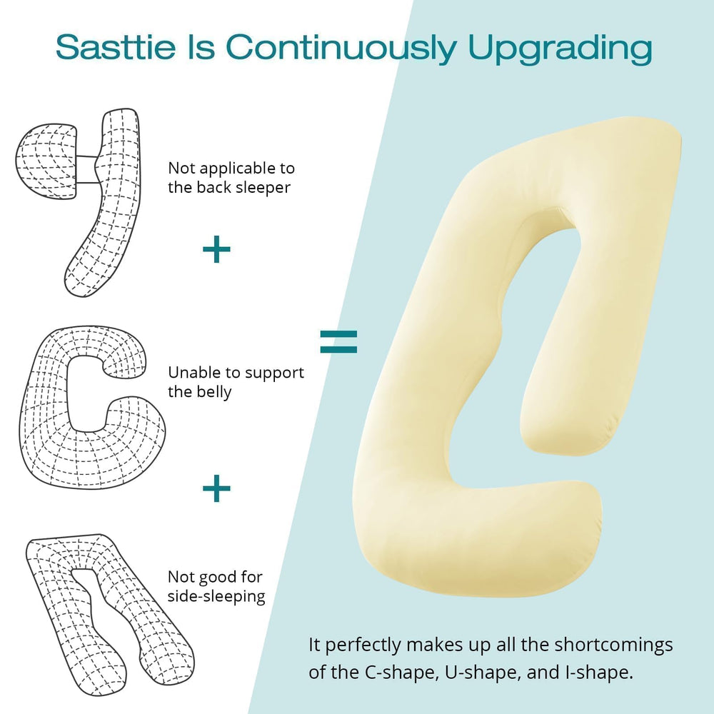 Sasttie down-alternative filling detail highlighting soft yet supportive loft