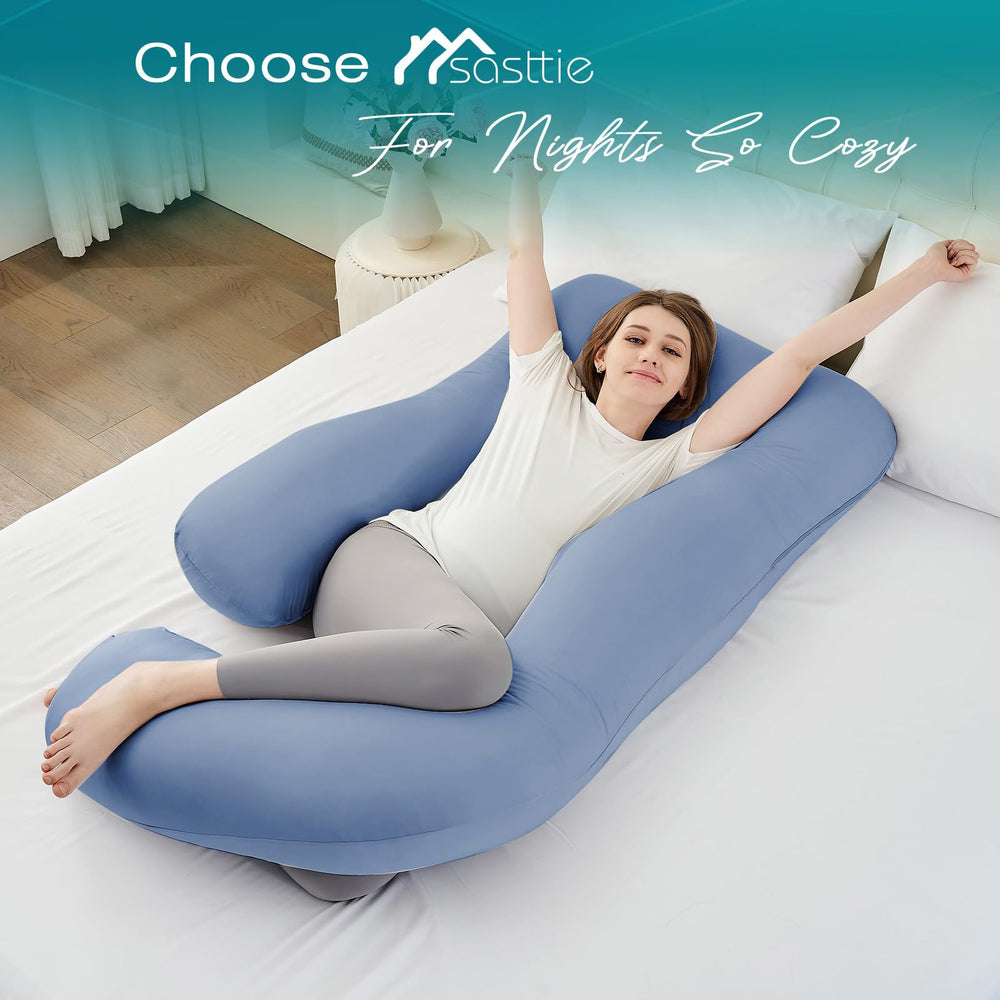 Sasttie ergonomic pillow supporting shoulders and back