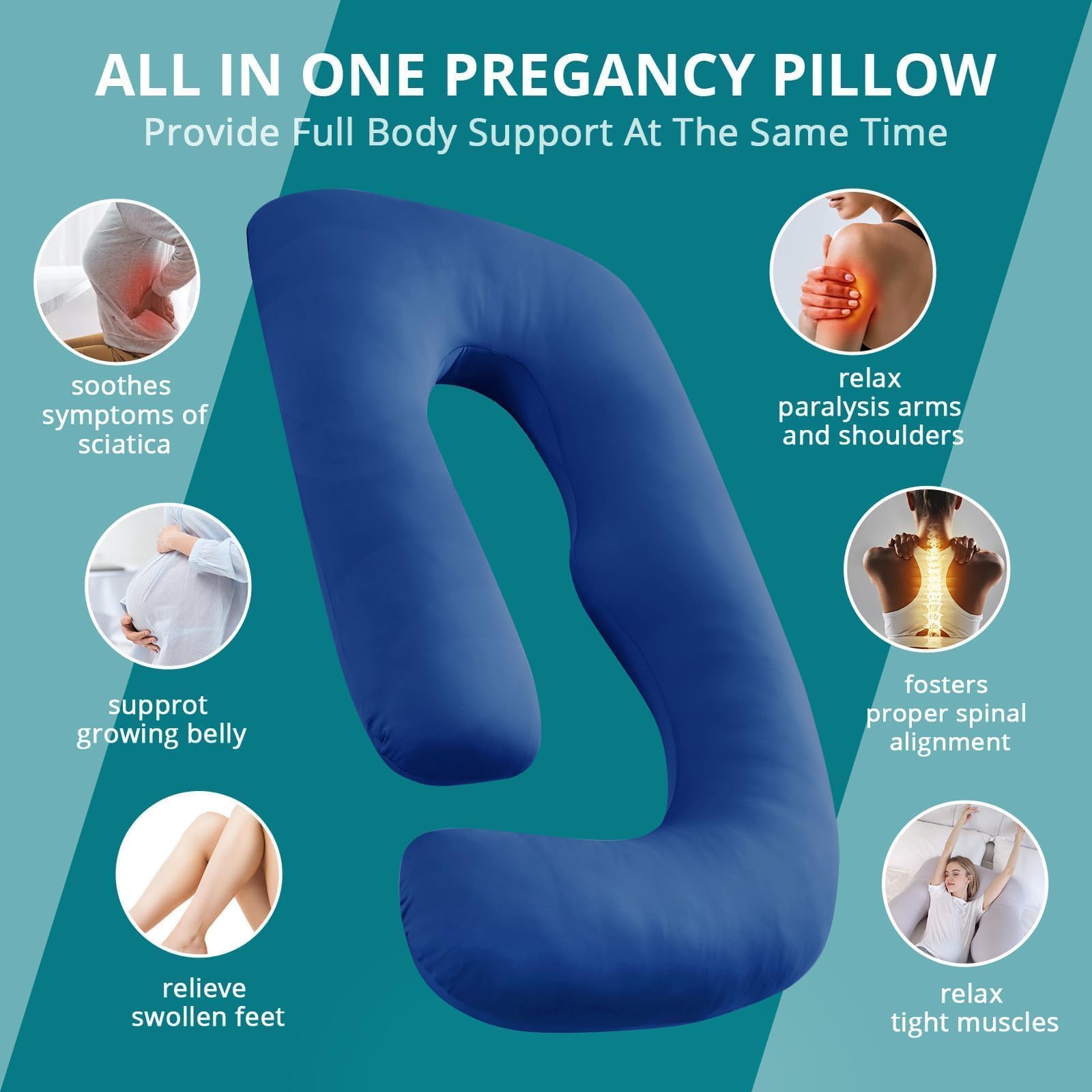Sasttie full-body wrap-around design helps maintain comfort from head to feet.