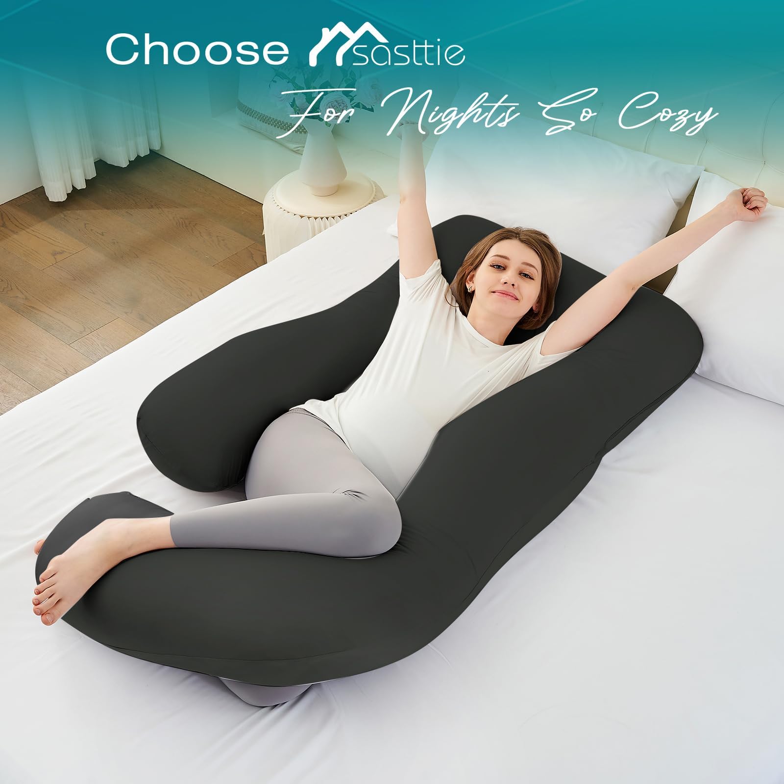 Sasttie care-ready washable cover enables quick refresh after use