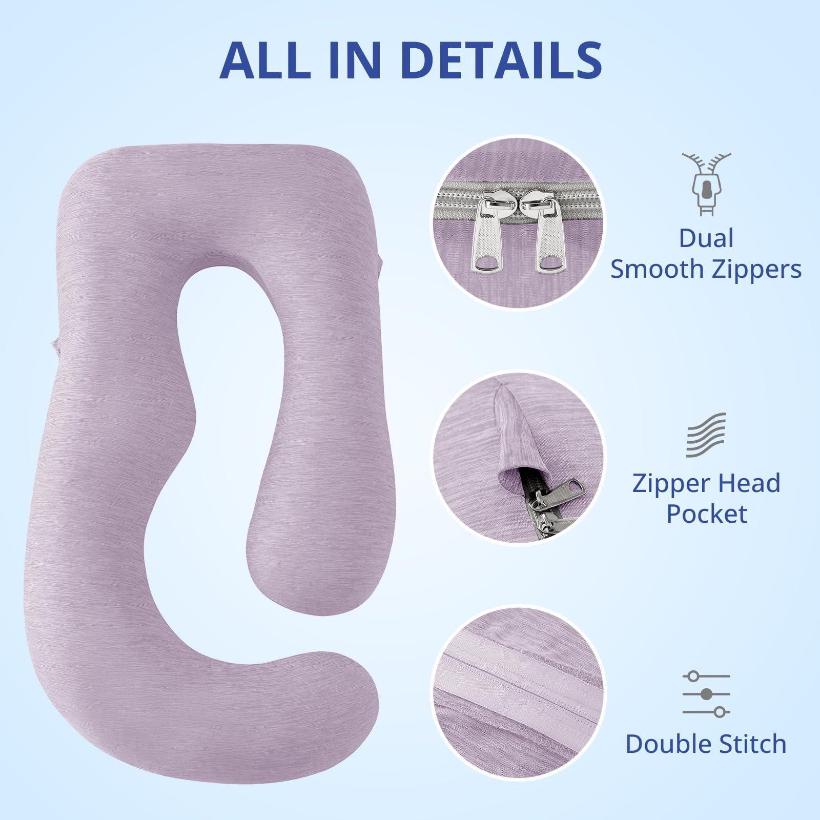 Sasttie lavender cover texture highlights stretchable fabric for secure fit.