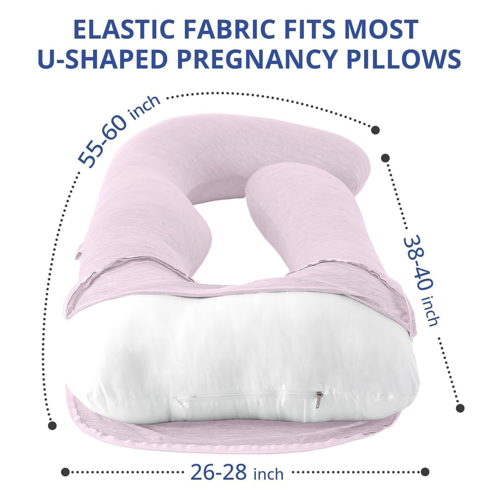 Sasttie pillow cover with two-way zipper enables easy installation and protects the pillow