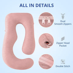 Sasttie cover demonstrates two-way zipper for easy on-off.