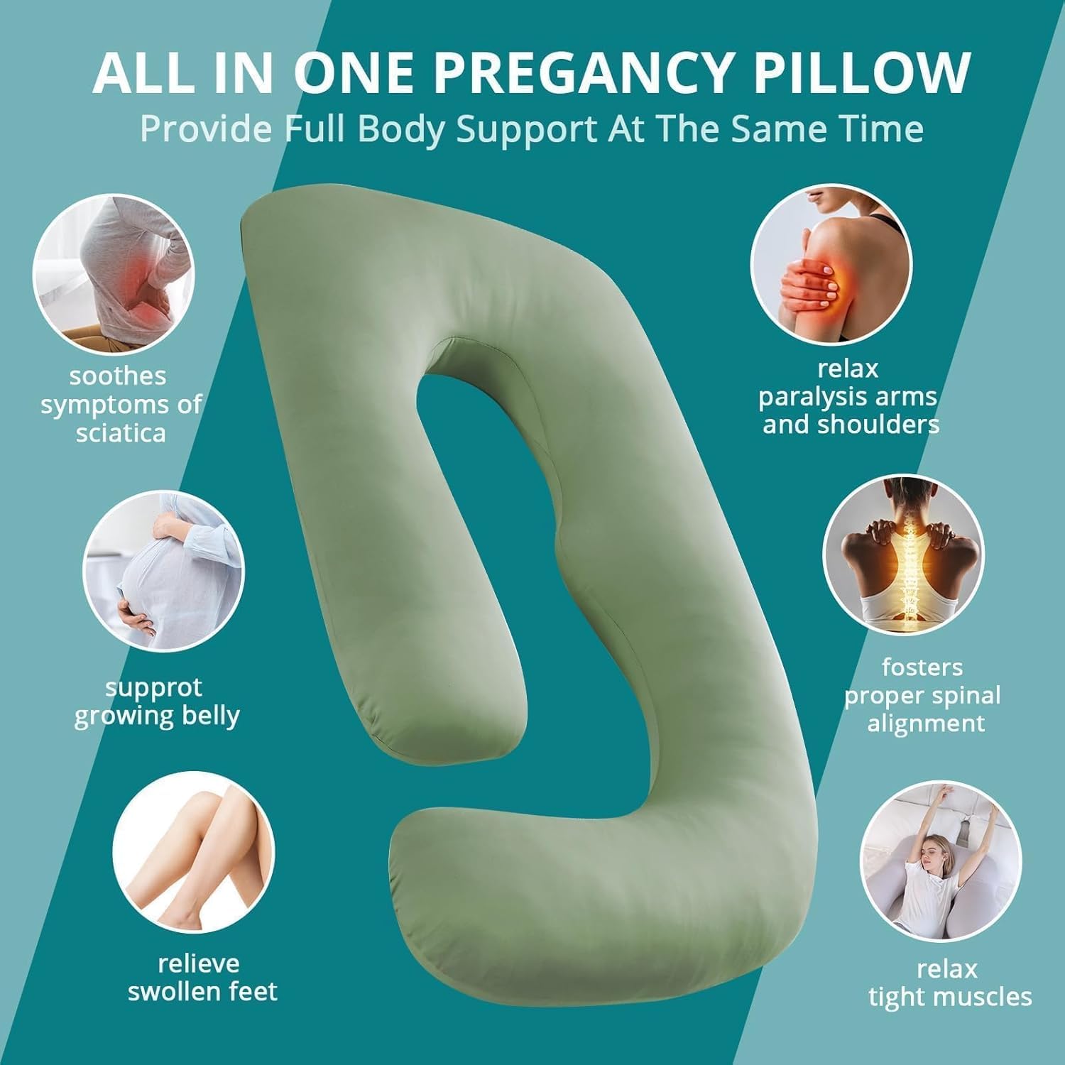 Sasttie ergonomic U-shape detail highlights contour and stability