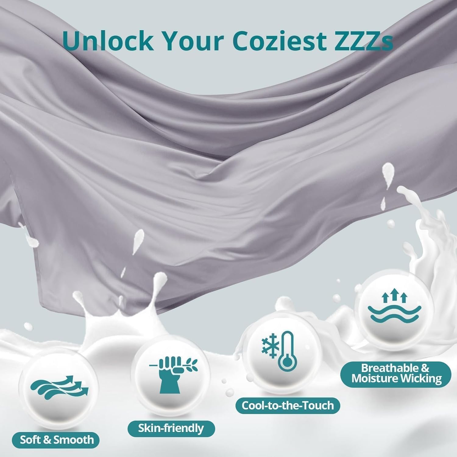 Sasttie machine-washable cover closeup promotes simple care