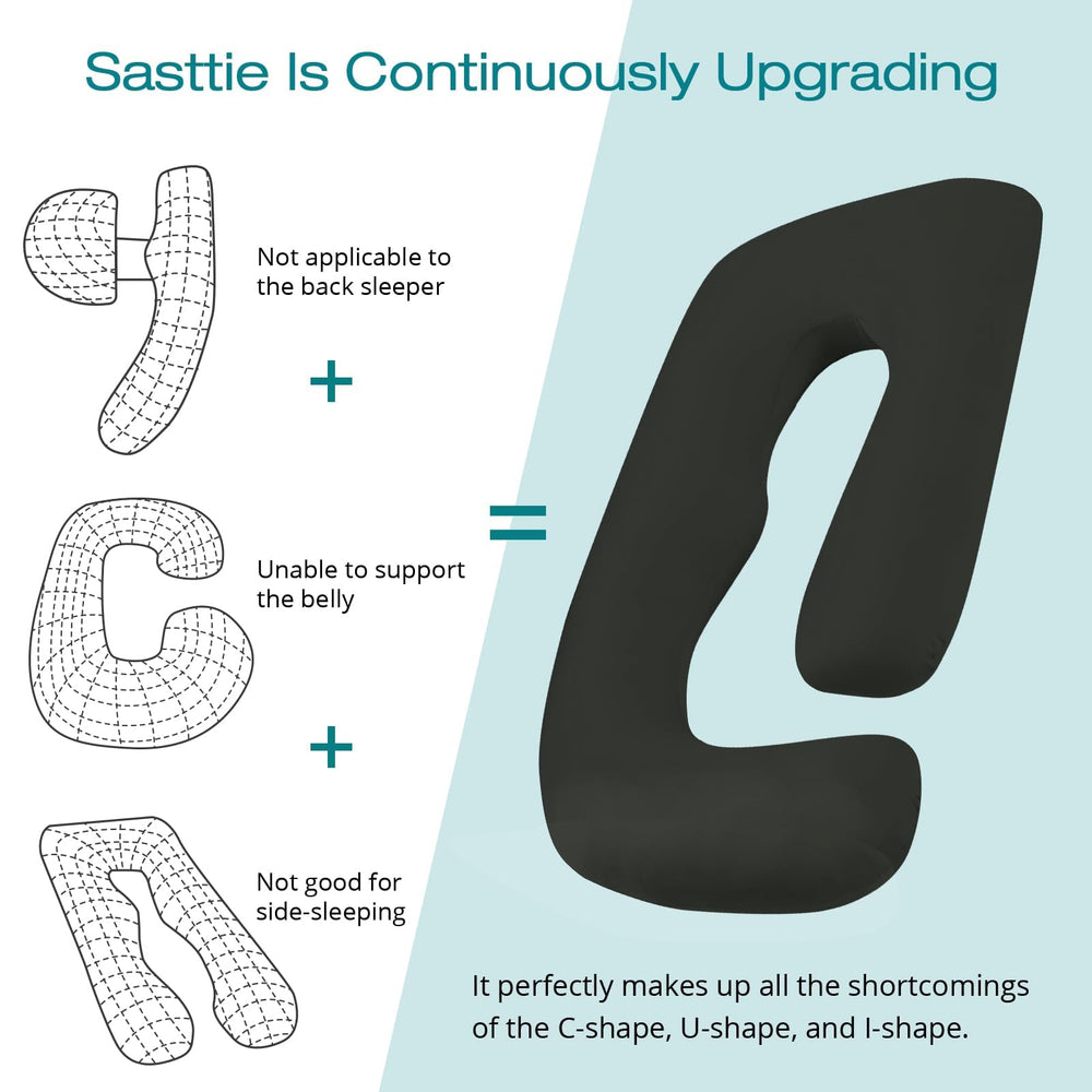Sasttie soft breathable cover highlights cooling touch during night rest
