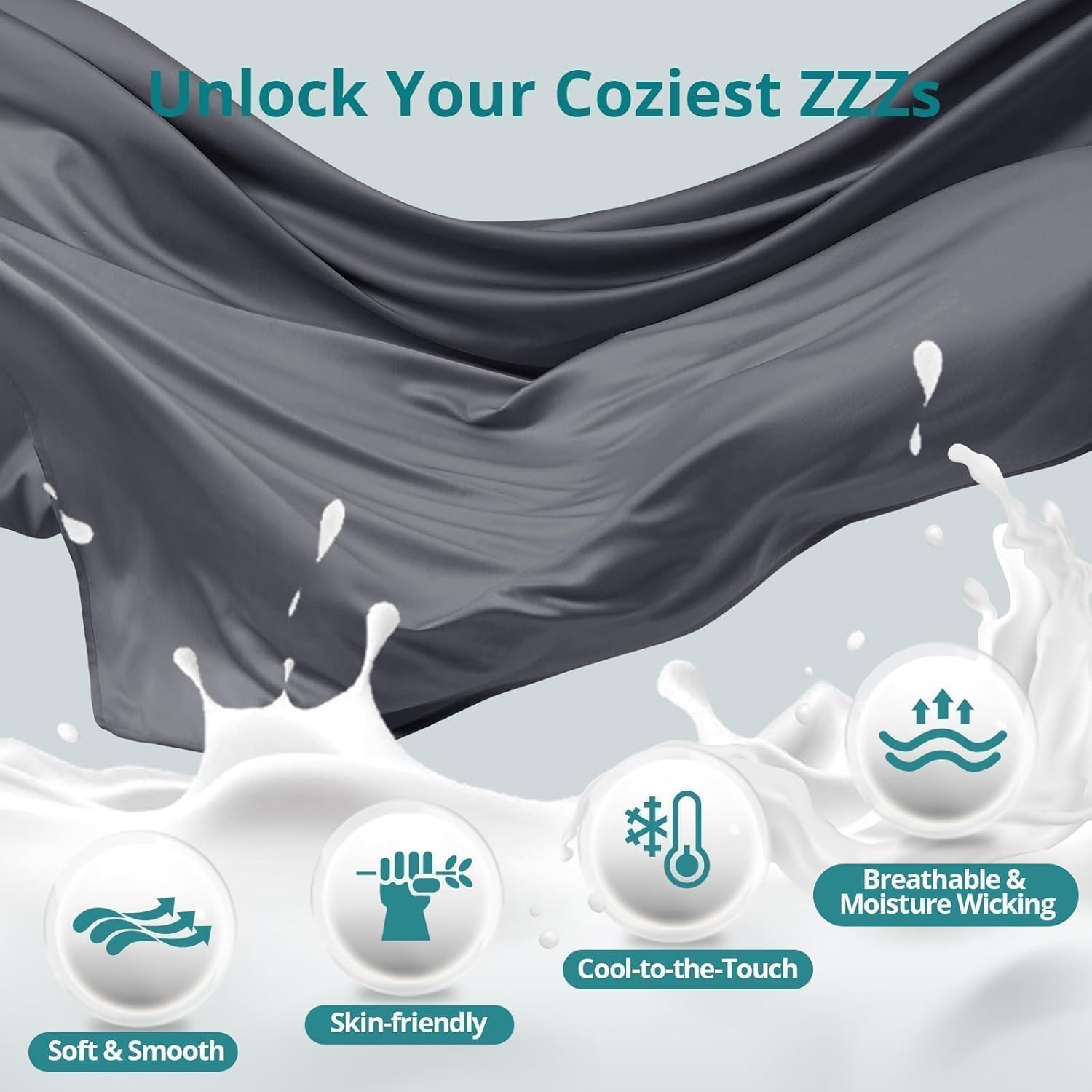Sasttie pillow cooling breathable cover ideal for hot sleepers.