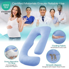 Cooling cover on Sasttie pillow helps you stay comfortable while resting