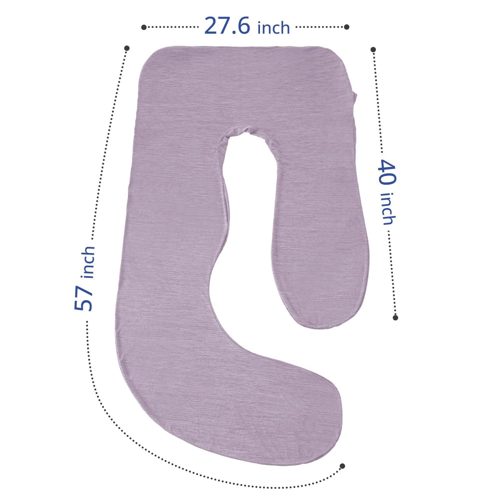 Sasttie pillow cover on bed demonstrates cozy relaxation without needing a pillow insert.