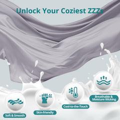 Sasttie removable-cover closeup shows soft, breathable, cooling fabric.