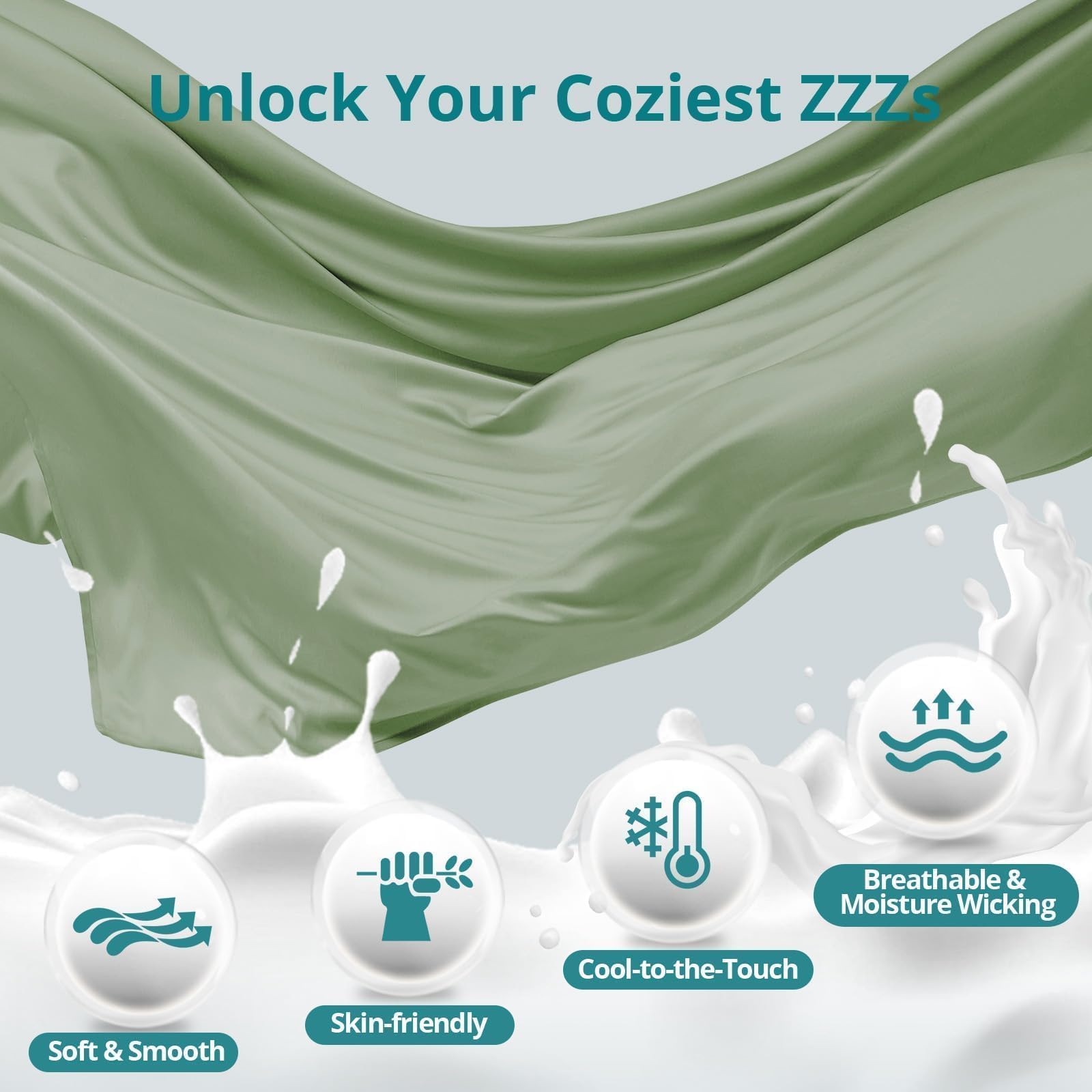 Sasttie U-shaped pillow supports shoulders, back, and hips during side sleeping.